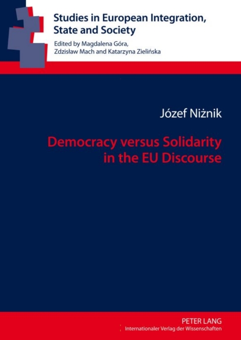 Cover image for book Democracy versus Solidarity in the EU Discourse