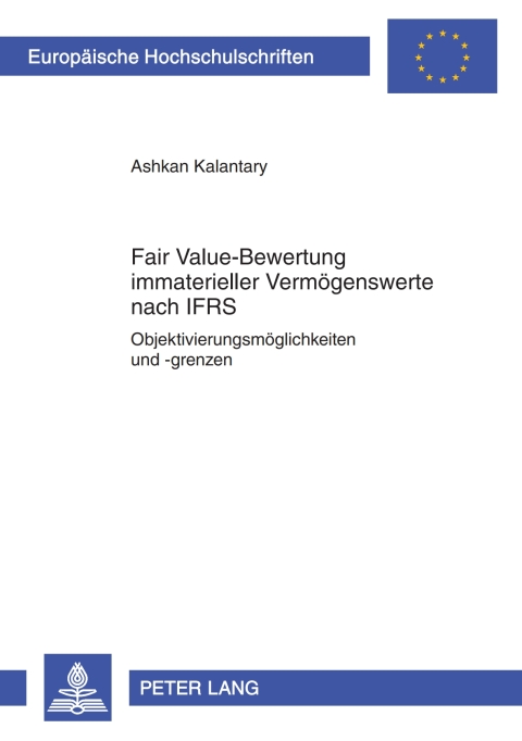 Cover image for book Fair Value-Bewertung immaterieller Vermoegenswerte nach IFRS