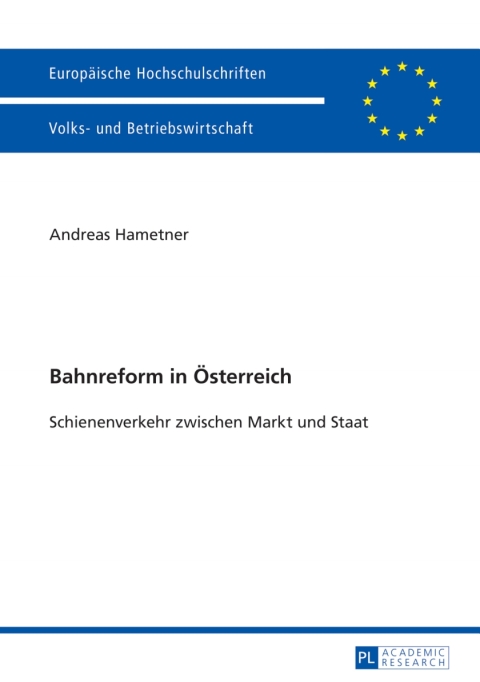 Cover image for book Bahnreform in Oesterreich