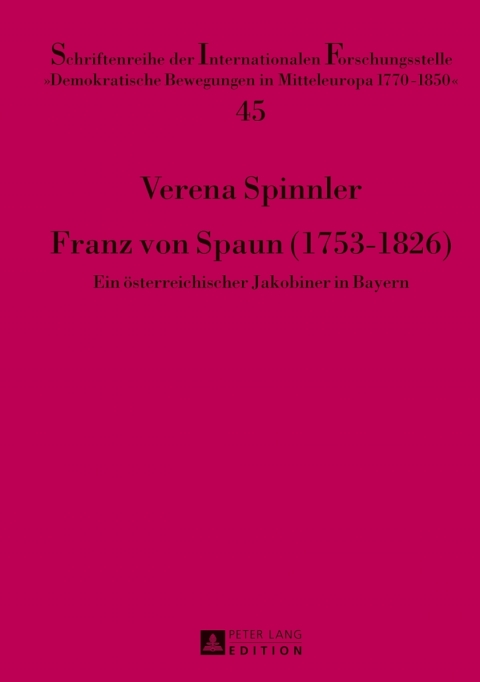 Cover image for book Franz von Spaun (1753-1826)