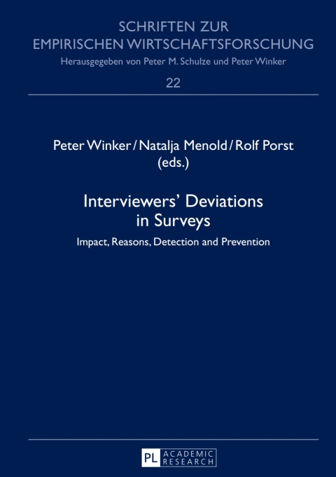 Cover image for book Interviewers’ Deviations in Surveys