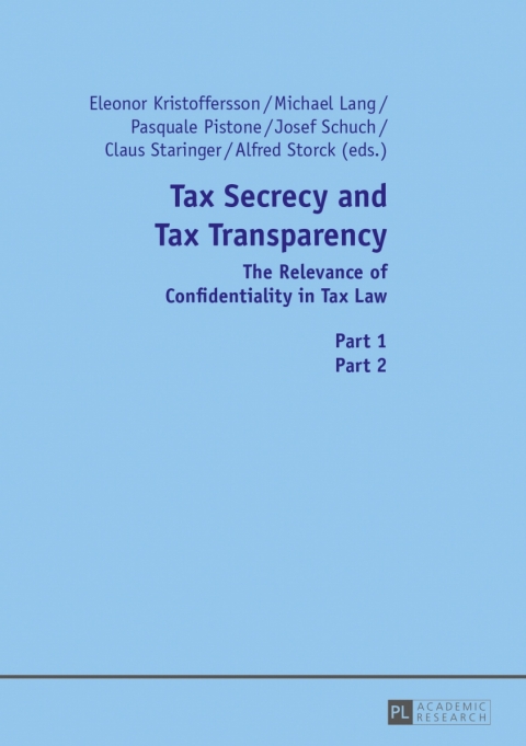 Tax Secrecy and Tax Transparency 