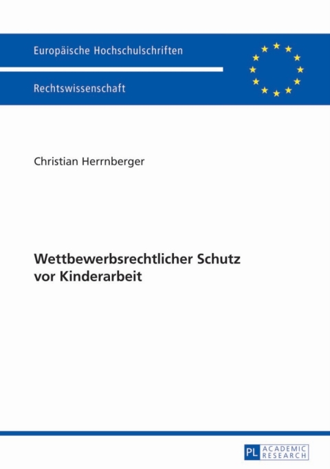 Cover image for book Wettbewerbsrechtlicher Schutz vor Kinderarbeit