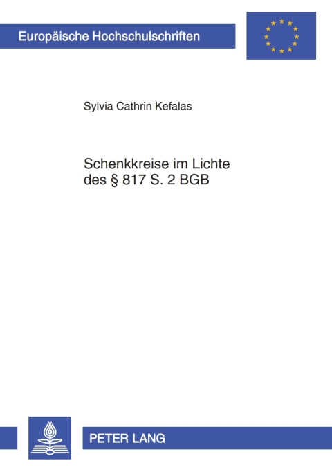 Cover image for book Schenkkreise im Lichte des § 817 S. 2 BGB