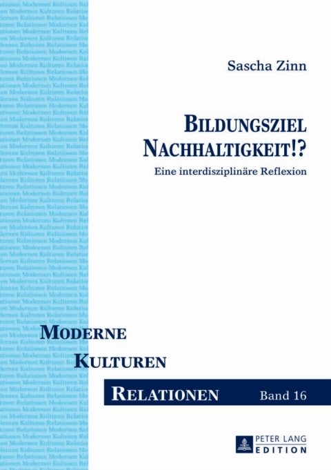 Cover image for book Bildungsziel Nachhaltigkeit!?