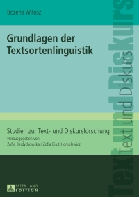 Cover image: Grundlagen der Textsortenlinguistik 1st edition 9783631640999