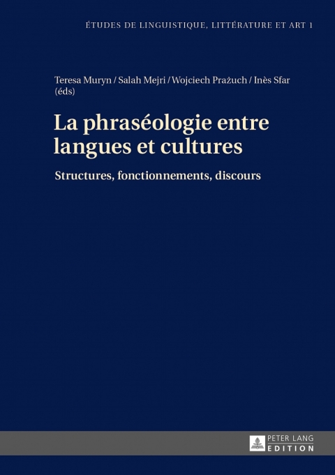 Cover image for book La phraséologie entre langues et cultures