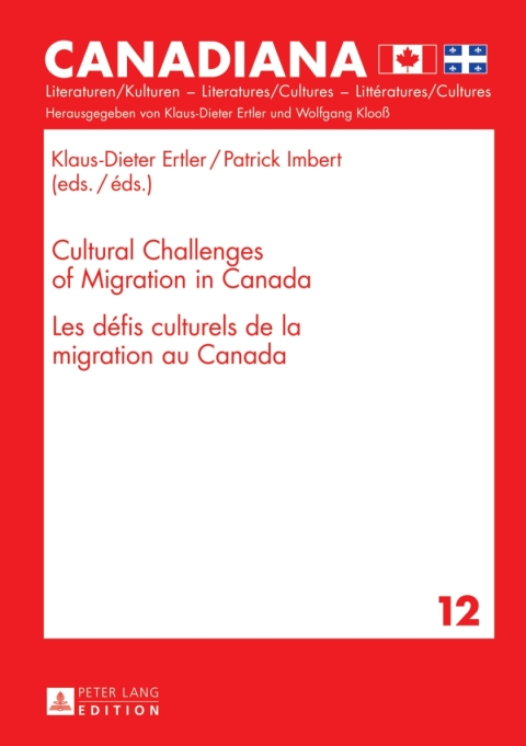 Cover image for book Cultural Challenges of Migration in Canada-  Les défis culturels de la migration au Canada