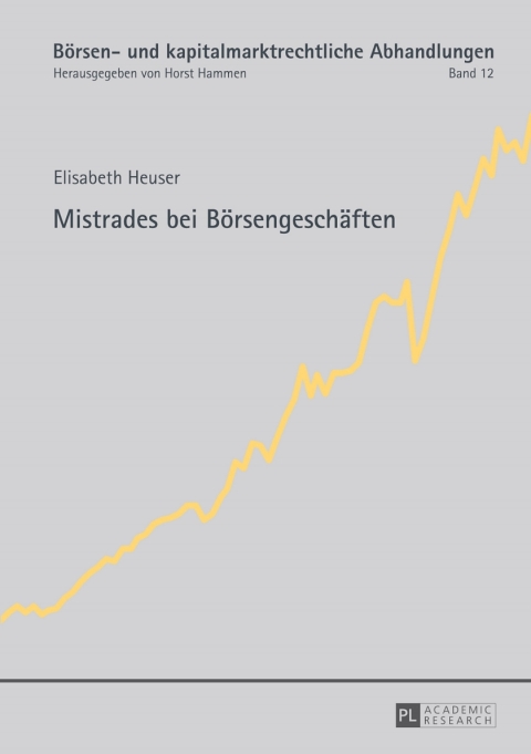 Cover image for book Mistrades bei Boersengeschaeften