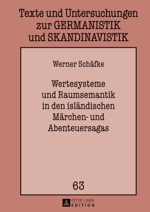 Cover image for book Wertesysteme und Raumsemantik in den islaendischen Maerchen- und Abenteuersagas