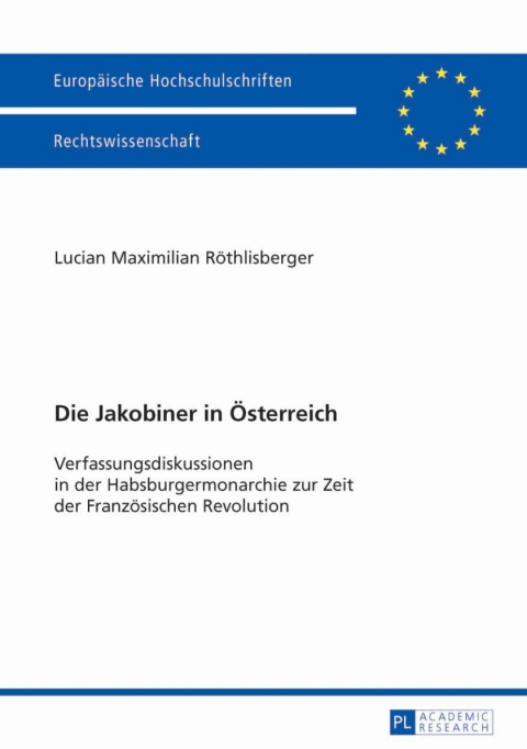 Cover image for book Die Jakobiner in Oesterreich