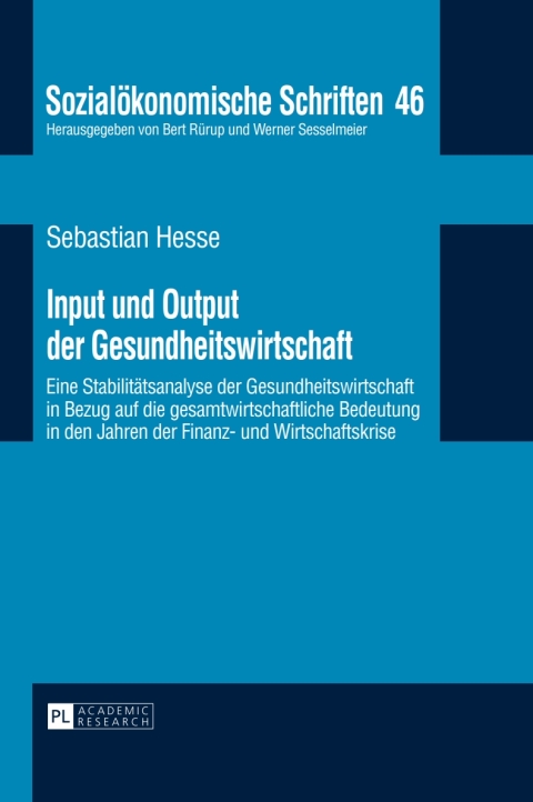Cover image for book Input und Output der Gesundheitswirtschaft