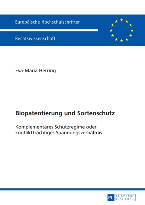 Cover image for book Biopatentierung und Sortenschutz