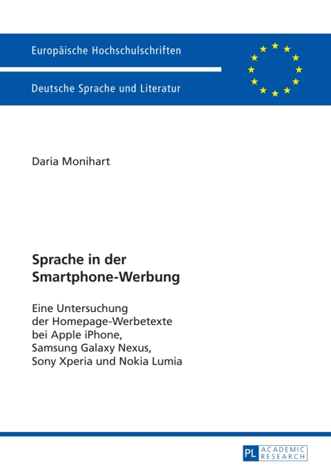 Cover image for book Sprache in der Smartphone-Werbung