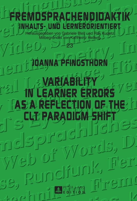 Cover image for book Variability in Learner Errors as a Reflection of the CLT Paradigm Shift