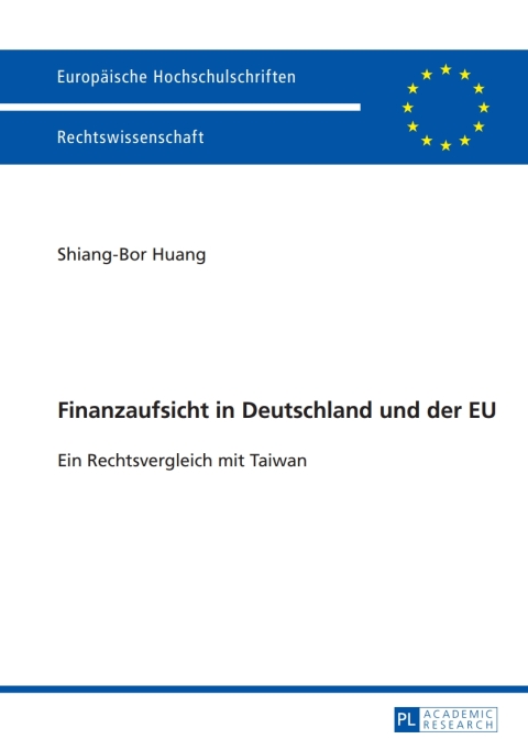 Cover image for book Finanzaufsicht in Deutschland und der EU