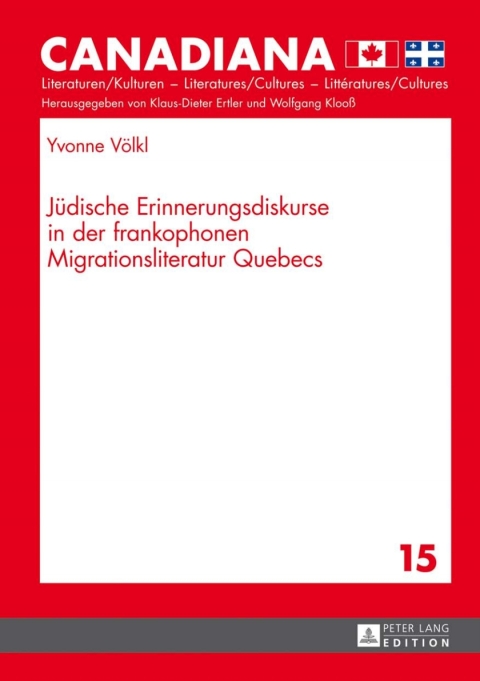 Cover image for book Juedische Erinnerungsdiskurse in der frankophonen Migrationsliteratur Quebecs
