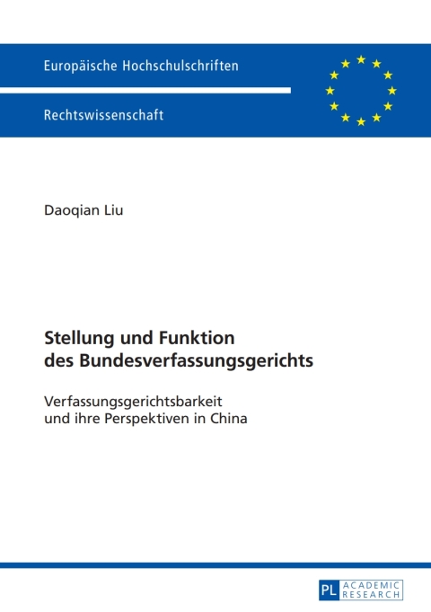 Cover image for book Stellung und Funktion des Bundesverfassungsgerichts