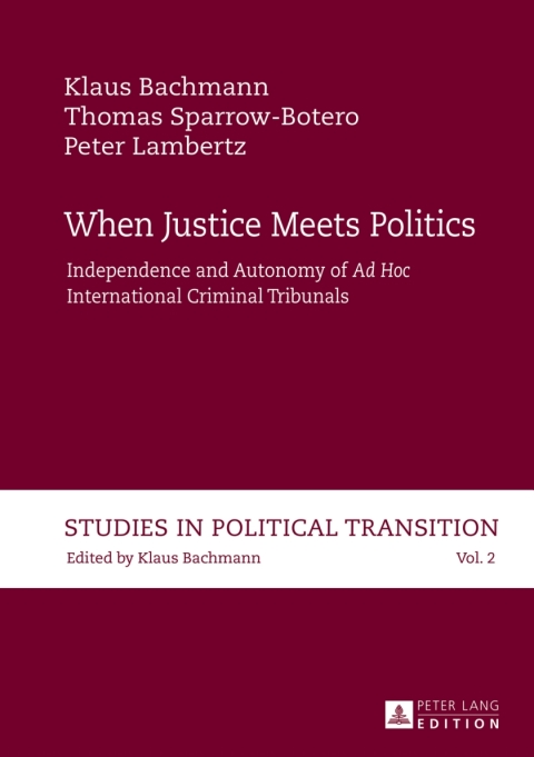 Cover image for book When Justice Meets Politics