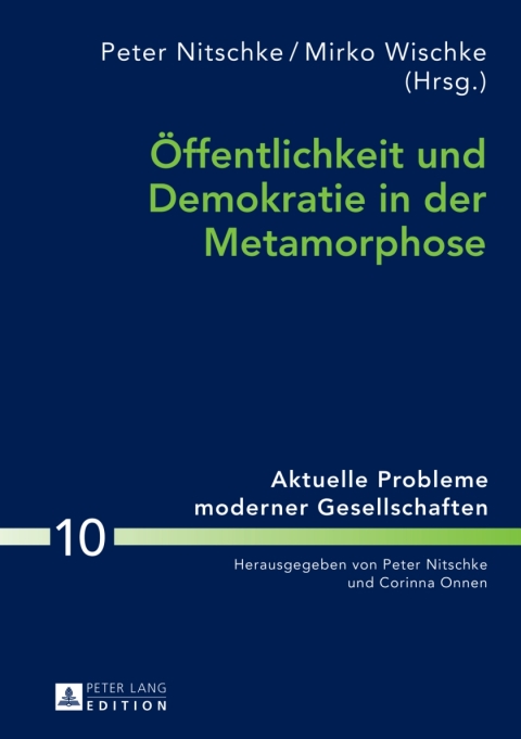 Cover image for book Oeffentlichkeit und Demokratie in der Metamorphose