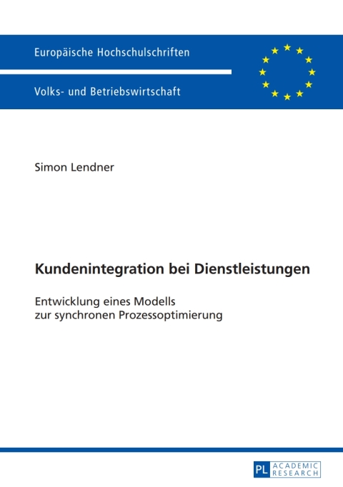 Cover image for book Kundenintegration bei Dienstleistungen