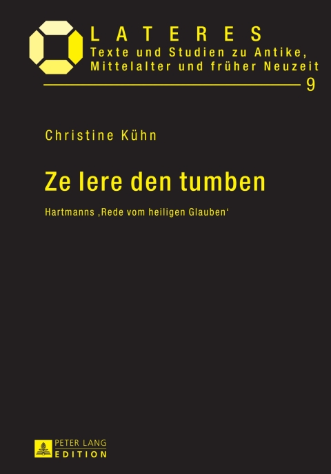 Cover image for book Ze lere den tumben