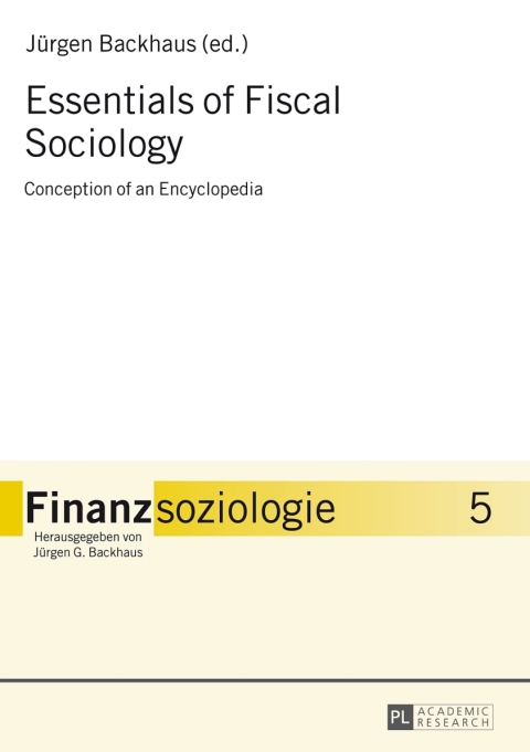 Cover image for book Essentials of Fiscal Sociology