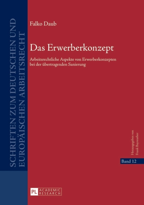 Cover image for book Das Erwerberkonzept