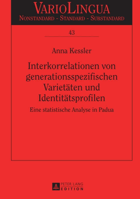 Cover image for book Interkorrelationen von generationsspezifischen Varietaeten und Identitaetsprofilen
