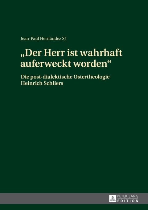 Cover image for book «Der Herr ist wahrhaft auferweckt worden»
