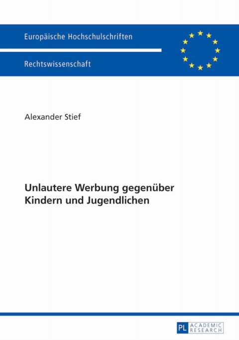 Cover image for book Unlautere Werbung gegenueber Kindern und Jugendlichen