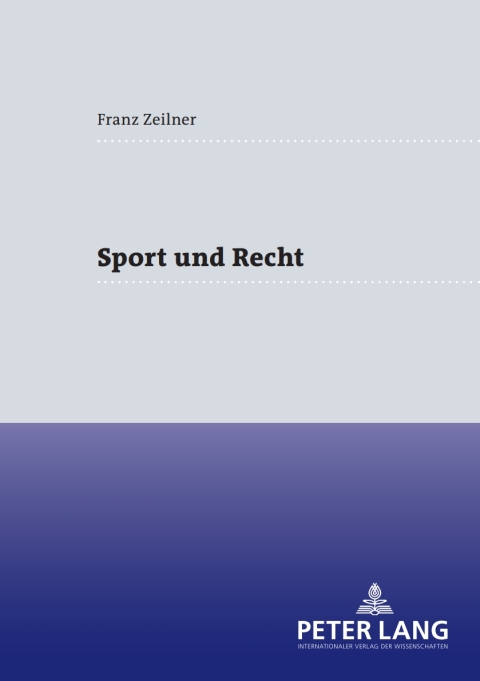 Cover image for book Sport und Recht