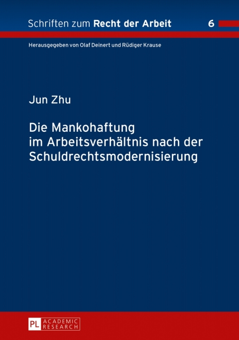 Cover image for book Die Mankohaftung im Arbeitsverhaeltnis nach der Schuldrechtsmodernisierung
