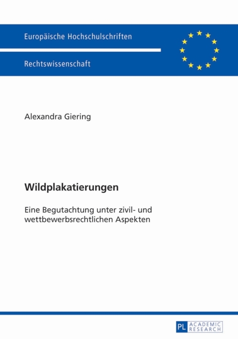 Cover image for book Wildplakatierungen
