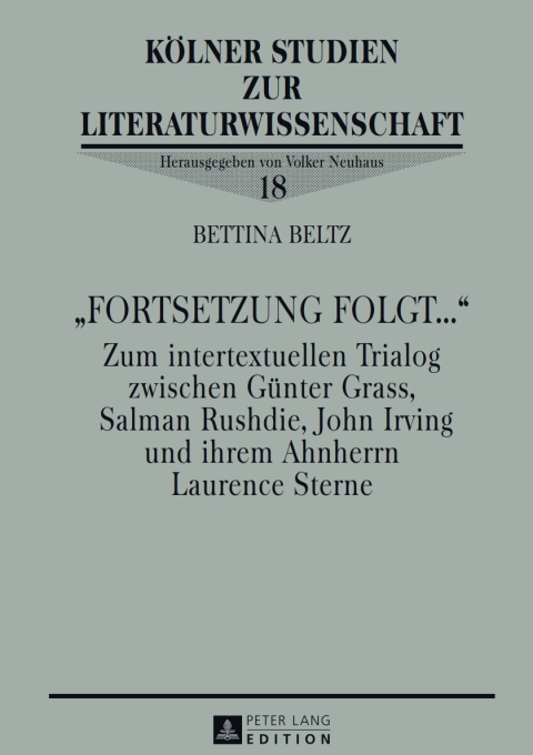 Cover image for book «Fortsetzung folgt...»