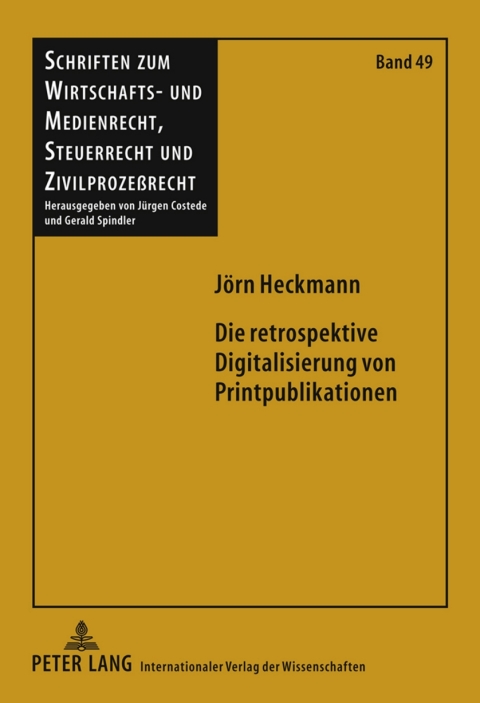Cover image for book Die retrospektive Digitalisierung von Printpublikationen