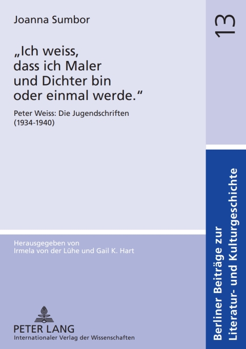 Cover image for book «Ich weiss, dass ich Maler und Dichter bin oder einmal werde.»