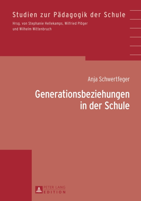 Cover image for book Generationsbeziehungen in der Schule