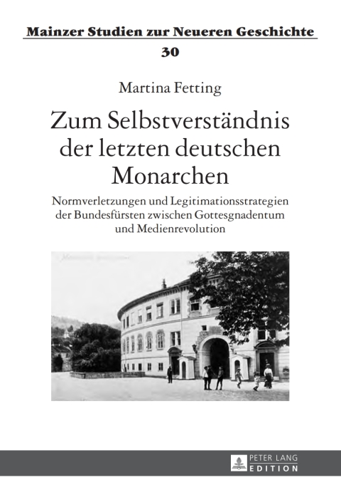 Cover image for book Zum Selbstverstaendnis der letzten deutschen Monarchen