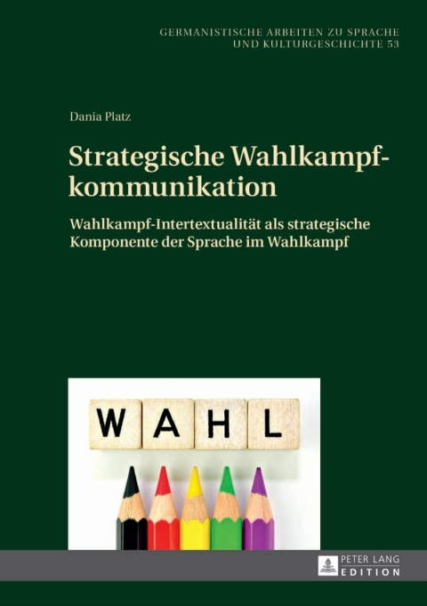 Cover image for book Strategische Wahlkampfkommunikation