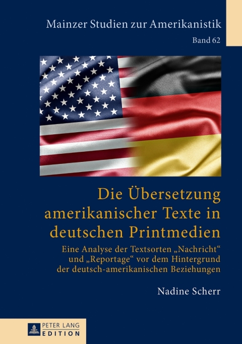 Cover image for book Die Uebersetzung amerikanischer Texte in deutschen Printmedien