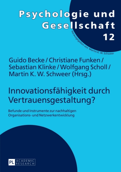 Cover image for book Innovationsfaehigkeit durch Vertrauensgestaltung?