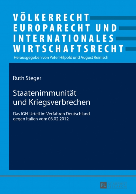 Cover image for book Staatenimmunitaet und Kriegsverbrechen