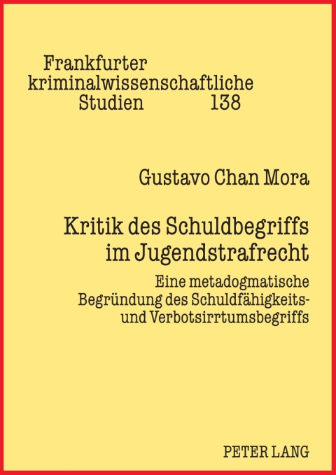 Cover image for book Kritik des Schuldbegriffs im Jugendstrafrecht