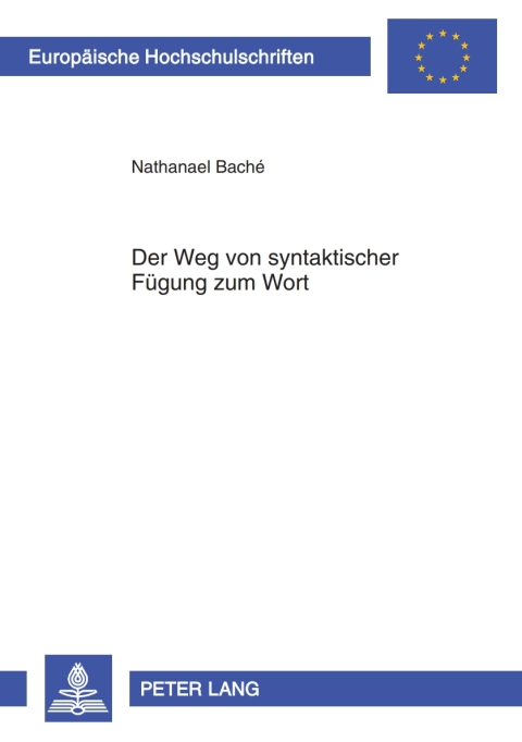Cover image for book Der Weg von syntaktischer Fuegung zum Wort