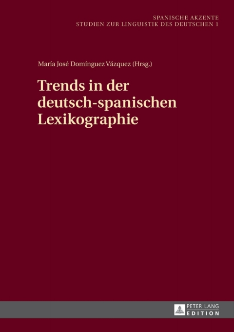 Cover image for book Trends in der deutsch-spanischen Lexikographie
