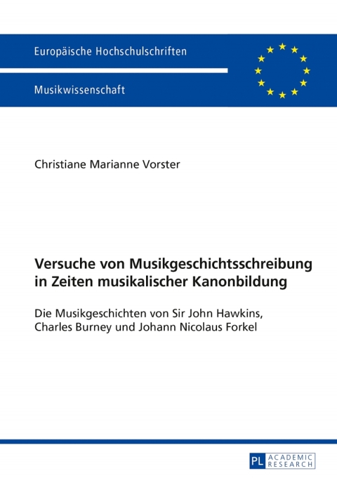 Cover image for book Versuche von Musikgeschichtsschreibung in Zeiten musikalischer Kanonbildung