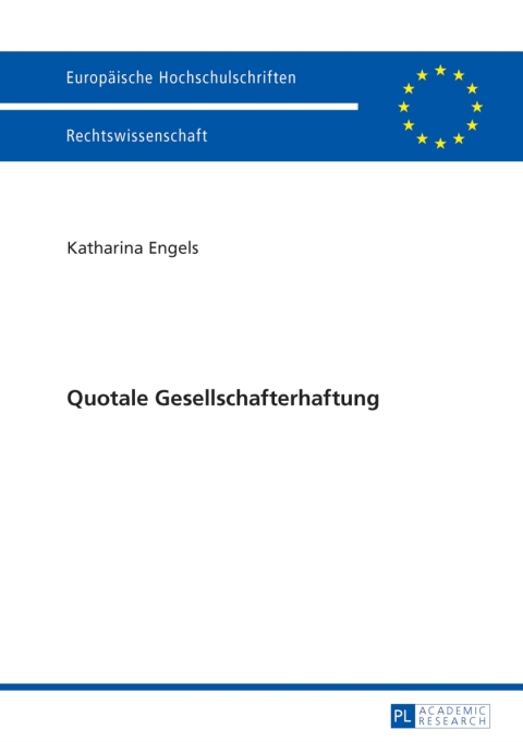 Cover image for book Quotale Gesellschafterhaftung