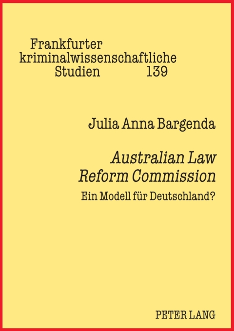 Cover image for book Australian Law Reform Commission