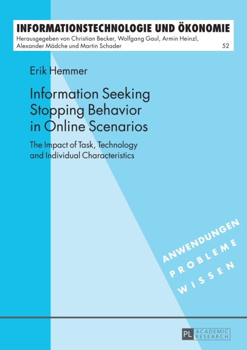 Cover image for book Information Seeking Stopping Behavior in Online Scenarios